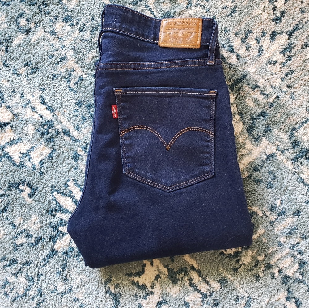 LEVIS 721 Highrise Skinny - Darkwash
